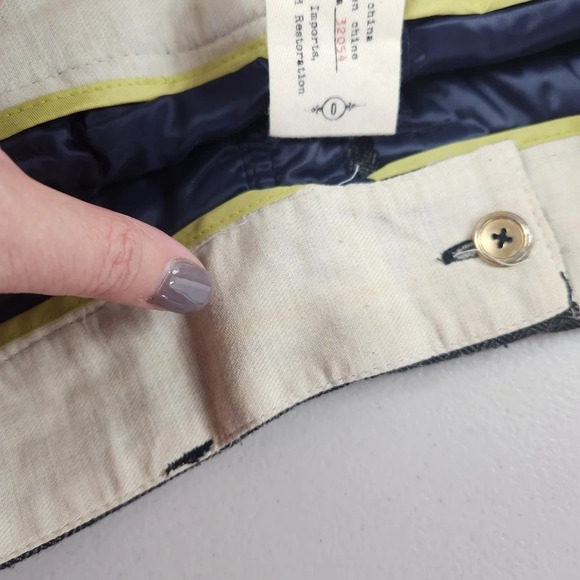 Anthropologie CARTONNIER Women's Cuffed Wide Leg Trousers Dress Pants Size 0 - Picture 3 of 15